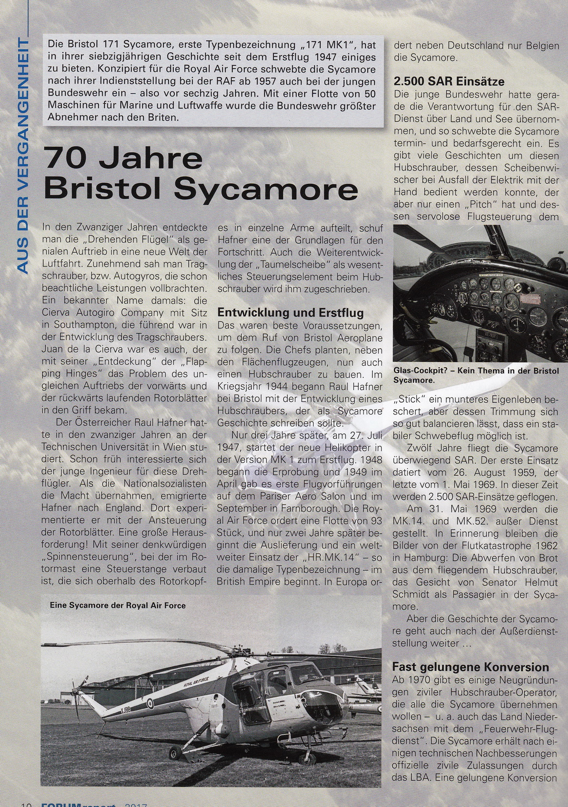 Bild Geschichte und Entwicklung 70 Jahre Sycamore