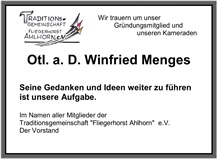 Todesanzeige Winfried Menges
